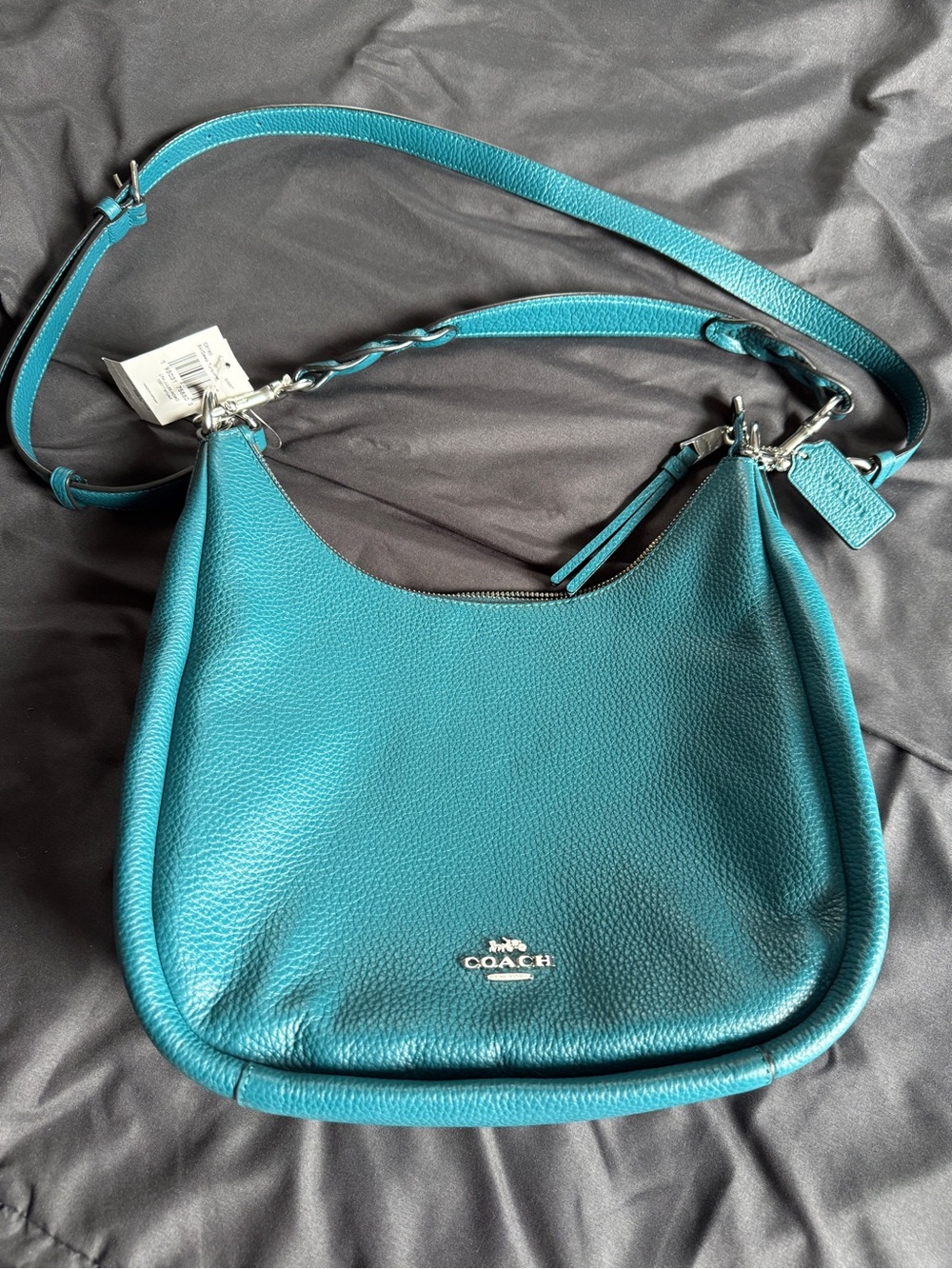 Coach Jules Hobo Teal Leather Hobo Bag